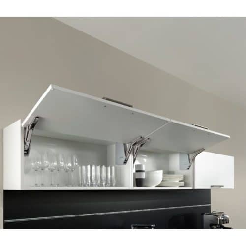 Ảnh thực tế bộ tay nâng FREE UP E Hafele 372.29.707 nắp trắng