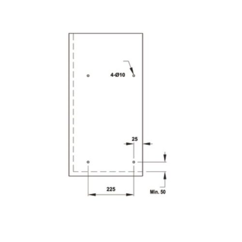 THiết kế của Rổ chén đĩa không khung PRESTO Cucina 544.40.025 Inox 304