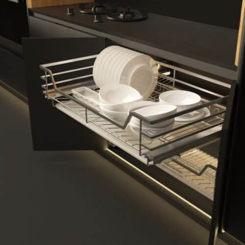 Ảnh thực tế bộ rổ bát đĩa Hafele Cappella 549.08.153 800mm