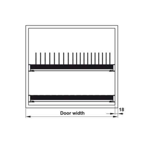 Bộ rổ bát đĩa Hafele Presto 544.40.013 800mm