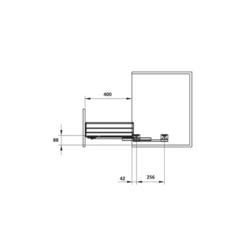Bộ rổ bát đĩa Hafele Cappella 549.08.154 900mm