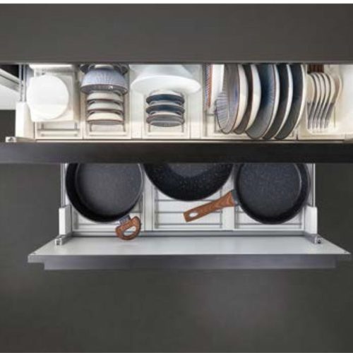 Ảnh rổ đựng bát đĩa 600mm Hafele 545.14.926