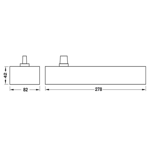 Kích thước Bản lề sàn TS 500NV 150Kg Hafele 932.10.051