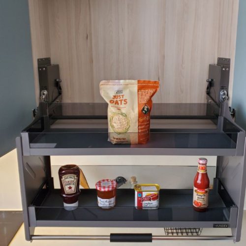 Thiết kế của kệ nâng hạ Hafele 900mm Imundex 7 801 703